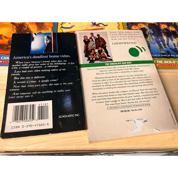 Vintage Kids Books: Goosebumps, Ghost Writer, Silent Witness, Stine, Ellis - Picture 6 of 6